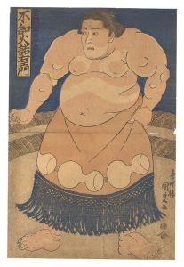 <strong>Kunisada I</strong><br>Sumo Wrestler the Former Nogin......