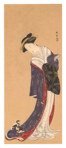 Shunsho/Standing Woman 【Reproduction】[立姿美人図【復刻版】]