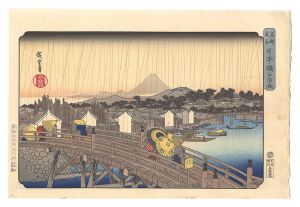 Famous Places in the Eastern Capital / Shower at Nihombashi from  / Hiroshige I