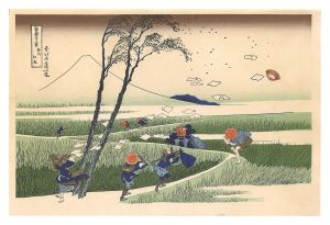 Thirty-six Views of Mount Fuji / Ejiri in Suruga Province【Reproduction】 / Hokusai