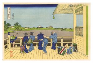 Thirty-six Views of Mount Fuji / Turban-shell Hall of the Five-Hundred-Rakan Temple【Reproduction】 / Hokusai