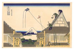 Thirty-six Views of Mount Fuji / Mitsui Shop at Surugacho in Edo【Reproduction】 / Hokusai