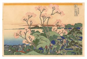 Thirty-six Views of Mount Fuji / Mt. Fuji from Gotenyama Hill in Shinagawa on the Tokaido【Reproduction】 / Hokusai