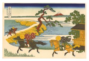 Thirty-six Views of Mount Fuji / Sekiya Village on the Sumida River【Reproduction】 / Hokusai