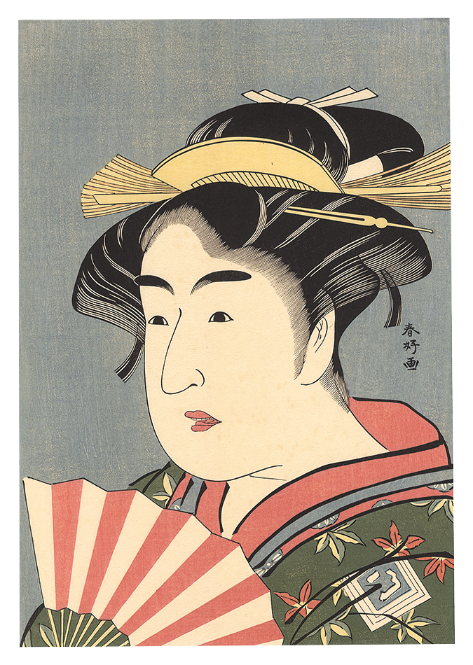 Shunko “Ichikawa Monnosuke II as Osome 【Reproduction】”／