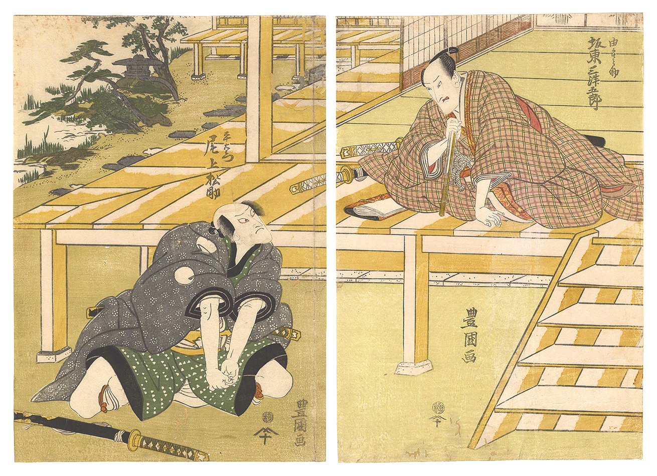 Toyokuni I “Kabuki Play: The Storehouse of Loyal Retainers”／