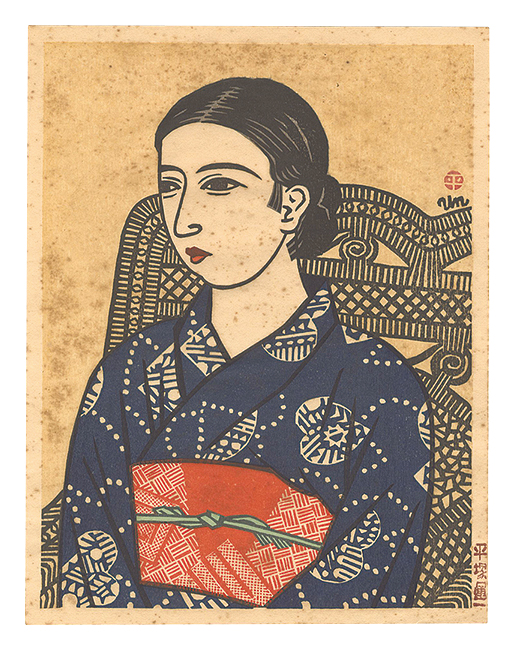 Hiratsuka Unichi “Portrait of a Girl”／