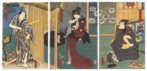 Toyokuni III/Kabuki Play: The Storehouse of Loyal Retainers[仮名手本忠臣蔵]