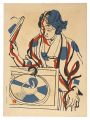 <strong>Yasui Sotaro</strong><br>Woman Listening to a Record