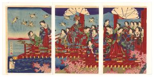 Nobility Watching the Sunrise / Chikanobu