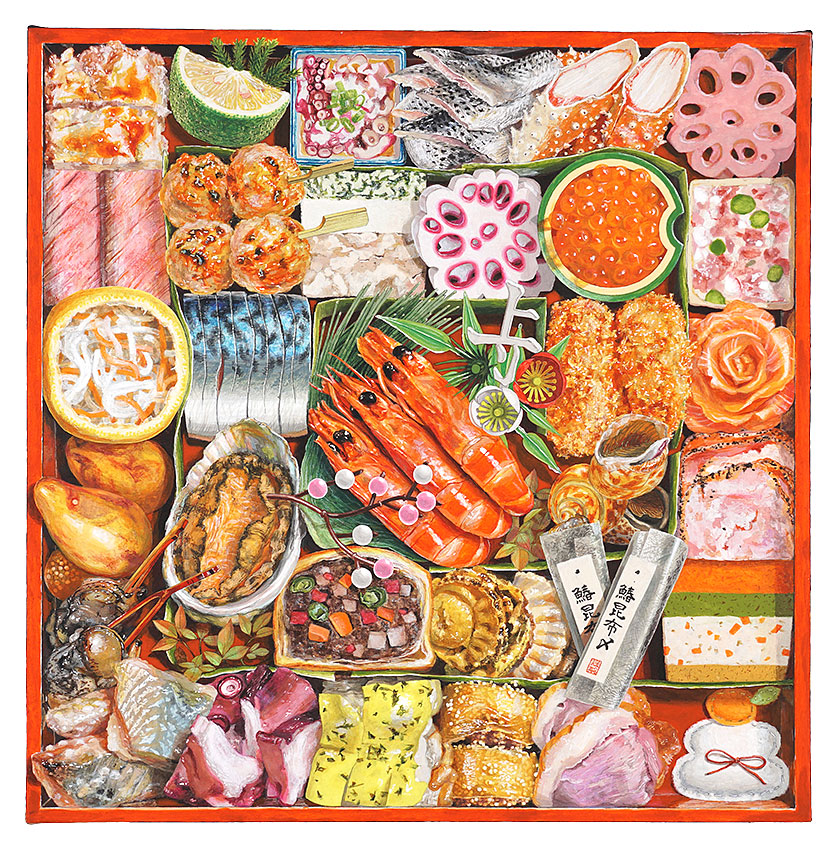 Hattori Sakurako “Osechi Sugoroku, second box”／