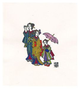 Women in the Style of the Meiji Era / Kawakami Sumio