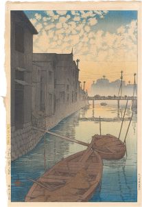 Twenty Views of Tokyo /Morning View at Daikon Shore / Kawase Hasui