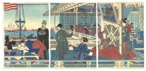 Sadahide/Foreign Traders in Yokohama[横浜異人商館之図]