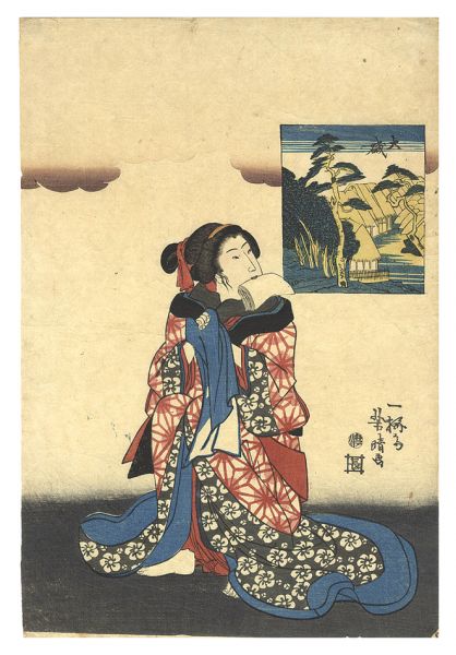 Yoshiharu “Tokaido Beauties / Oiso”／