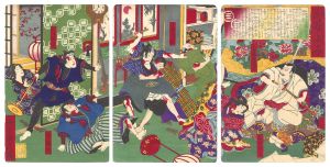 Kanayomi / No. 899: Details of the Incident at Kurushima's House / Kunimasa IV