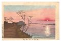 <strong>Kiyochika</strong><br>Late Autumn Calm on the Sumida......