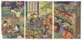 <strong>Toyokuni III</strong><br>Enjoying the Doll Festival