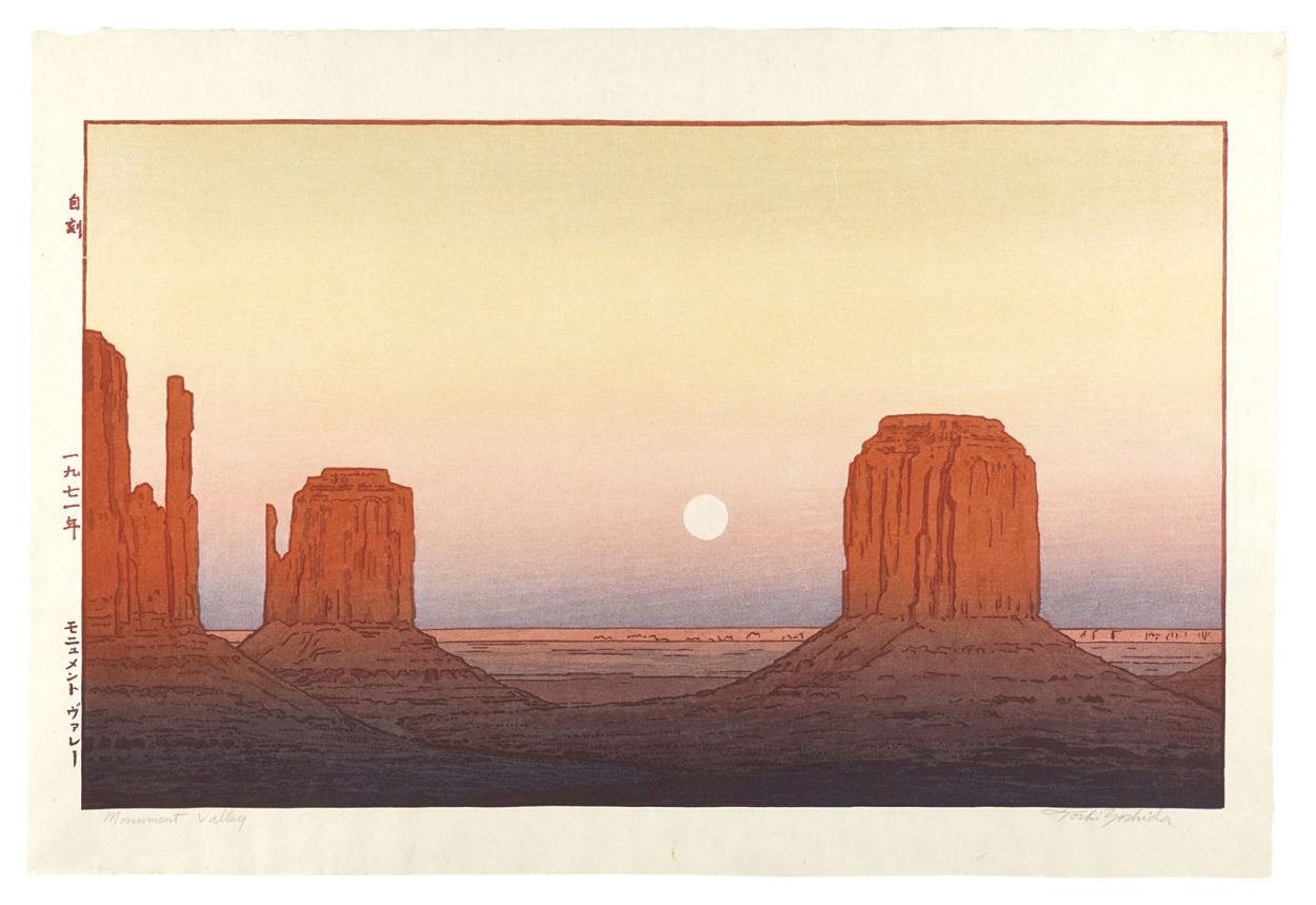 Yoshida Toshi “Monument Valley”／