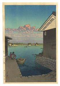 Morning at Yobuko, Hizen Province / Kawase Hasui