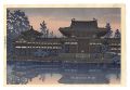 <strong>Kawase Hasui</strong><br>Evening at Byodo-in