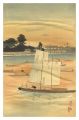 <strong>Kawatsura Yoshio (Negoro Raizan)</strong><br>Sunset at Hamacho