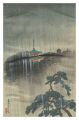<strong>Kawatsura Yoshio (Negoro Raizan)</strong><br>Shower at Maruyama, Shiba