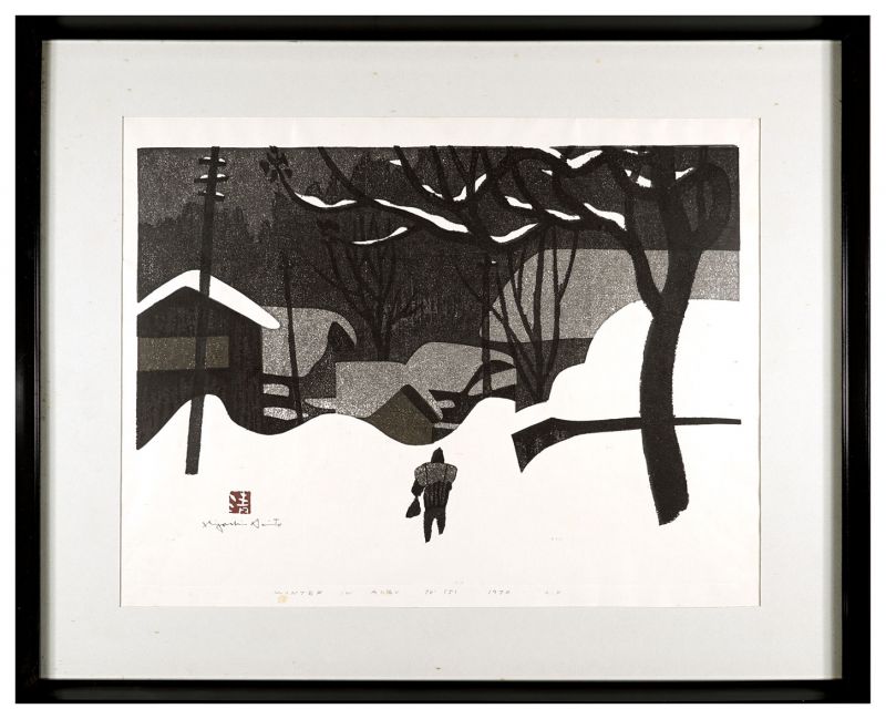 Saito Kiyoshi “Winter in Aizu (5): Yanaizu”／