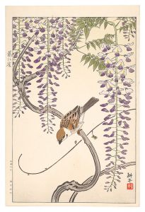 Sparrow and Wisteria / Ono Shigeyuki