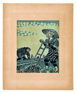 Farmers' Customs of the Twelve Months / Weeding (June) / Katsuhira Tokushi