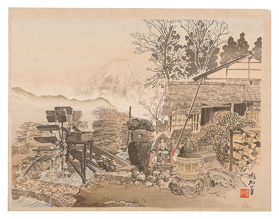 Jokata Kaiseki “A House in a Rural Area of Onuma and Mount Fuji”／