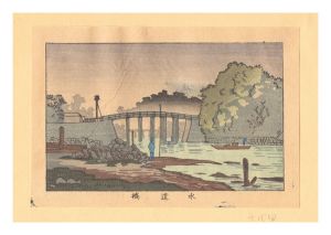 Yasuji,Tankei/True Pictures of Famous Places of Tokyo (Tokyo shinga meisho zukai) / Suidoubashi【Reproduction】[東京真画名所図解　水道橋【復刻版】]