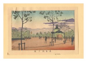 Yasuji,Tankei/True Pictures of Famous Places of Tokyo (Tokyo shinga meisho zukai) / View from Asakusabashi Bridge at Sunset【Reproduction】[東京真画名所図解　浅草橋夕暮【復刻版】]