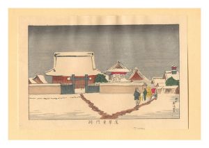 True Pictures of Famous Places of Tokyo (Tokyo shinga meisho zukai) / Higashi-monzeki Temple, Asakusa【Reproduction】 / Yasuji,Tankei