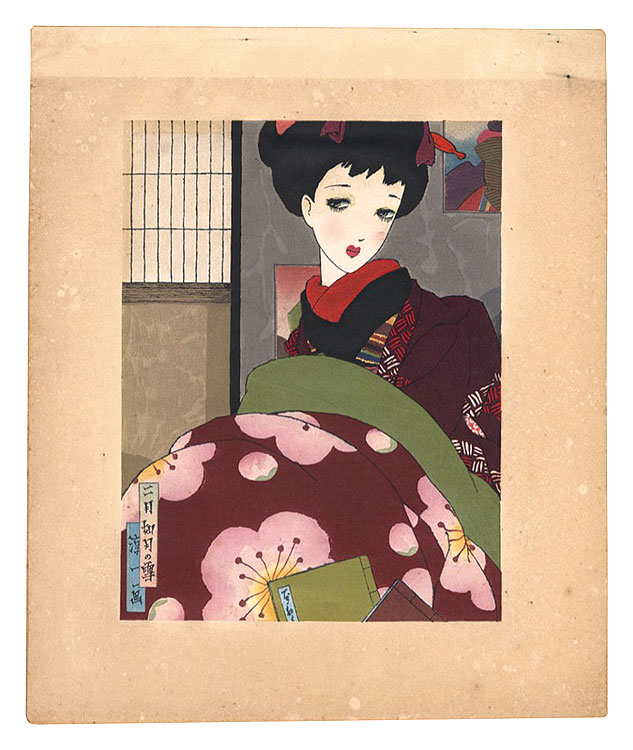 Nakahara Junichi “Girls in the Twelve Months / February: Snow in the Second Month”／