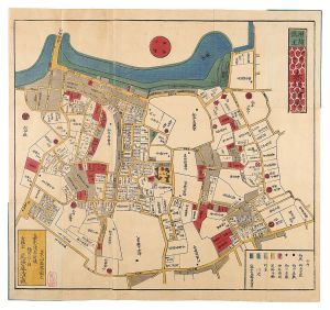Map of Akasaka around Imaidani and Roppongi, Expanded and Revised / Kageyama Muneyasu