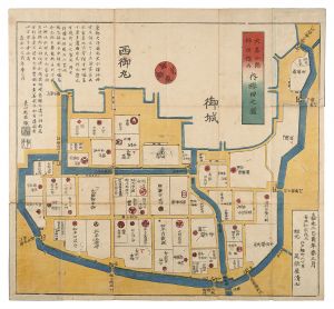 Map of Uchisakurada including Daimyo Koji and Kandabashi / Unknown