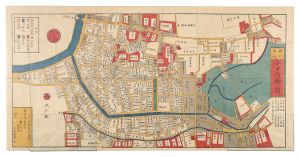 Tomatsu Masanori/Map of Kohinata around Koishikawa and Ushigome[礫川牛込小日向絵図]