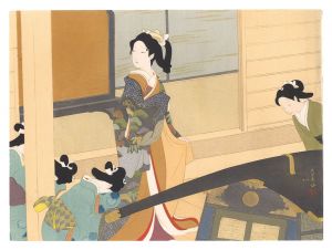 THE LOYAL RONINS /The Removal of Yosenin, Naganori's Window,from the Mansion of Tepposu. / Kurihara Gyokuyou
