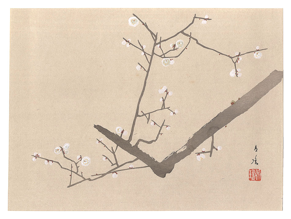 Ishizaki Koyo “THE LOYAL RONINS / A Branch of Plum Blossoms in Cold”／