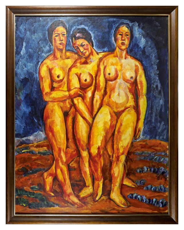 Onchi Koshiro “Three women”／