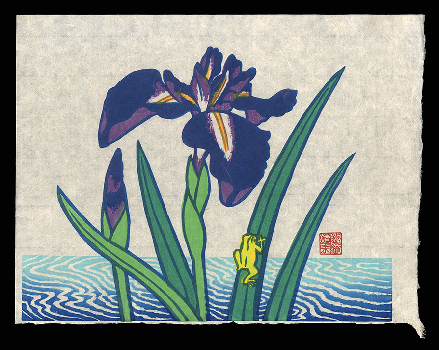 Shimizu Toru “Iris and a Frog　(tentative title)”／