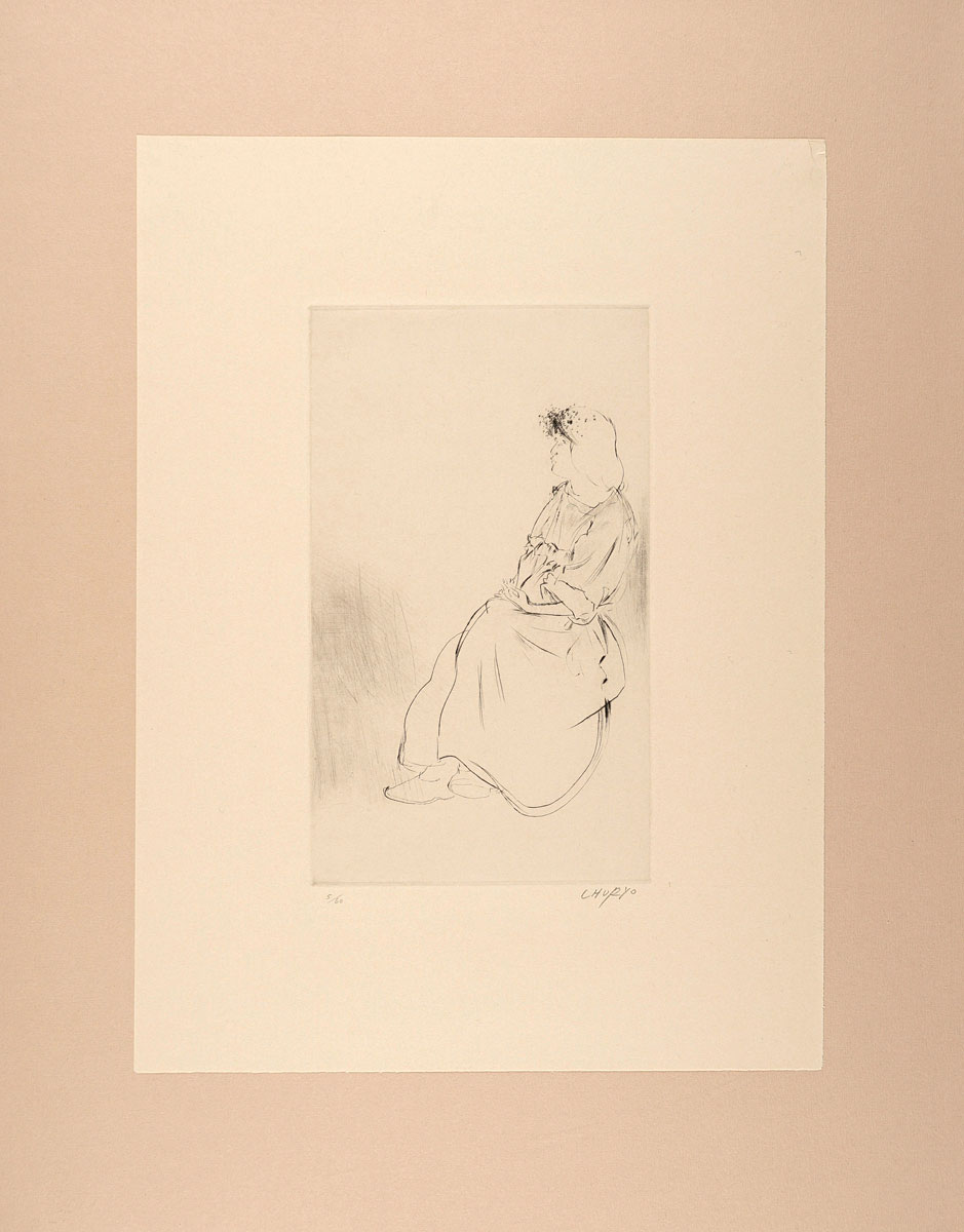 Sato Churyo “Sitting Woman”／