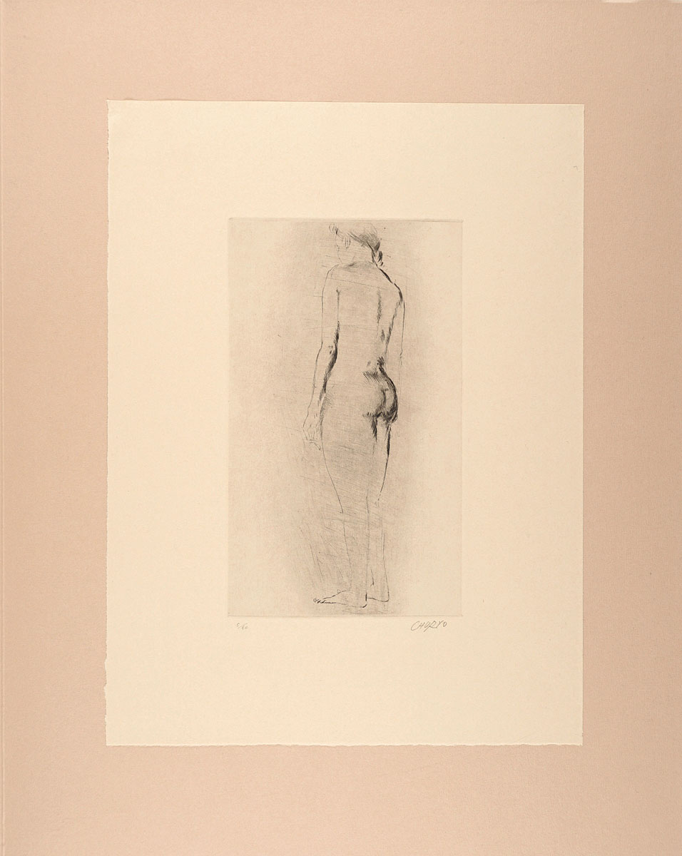 Sato Churyo “Nude Woman Statue(left)”／
