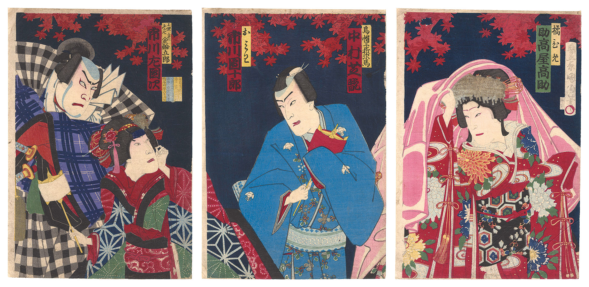 Kunichika “Kabuki Play: Imoseyama Onna Teikin”／