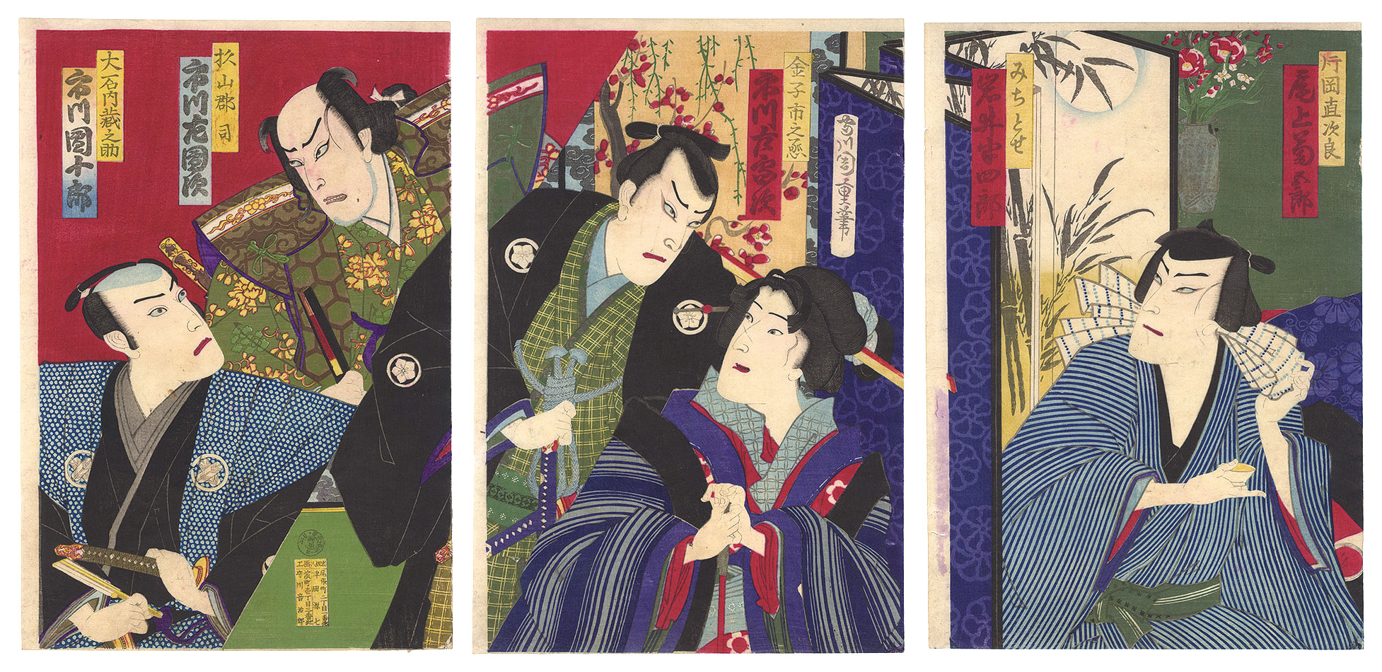 Chikashige “Kabuki Play: Kumo ni Magau Ueno no Hatsuhana”／