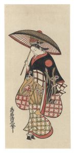 Kiyotada/Woman with an Umbrella【Reproduction】[傘さす女【復刻版】]