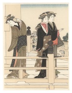 Masanobu/Woman on the Balcony【Reproduction】 [回廊上の美人【復刻版】]