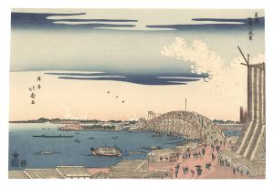 Hokuju/View of Ryogoku Bridge in the Eastern Capital 【Reproduction】[東都両国之風景【復刻版】]