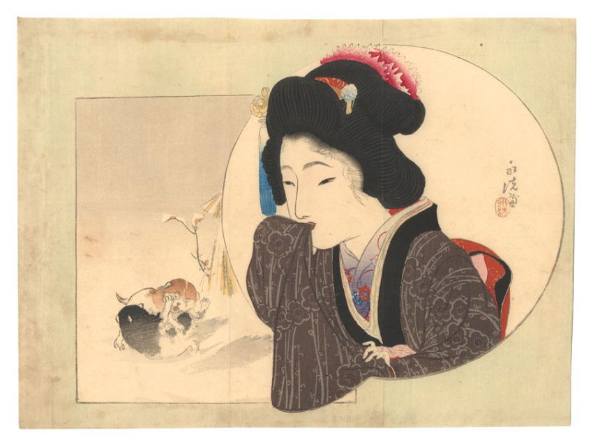 Tomioka Eisen “Kuchi-e Print”／